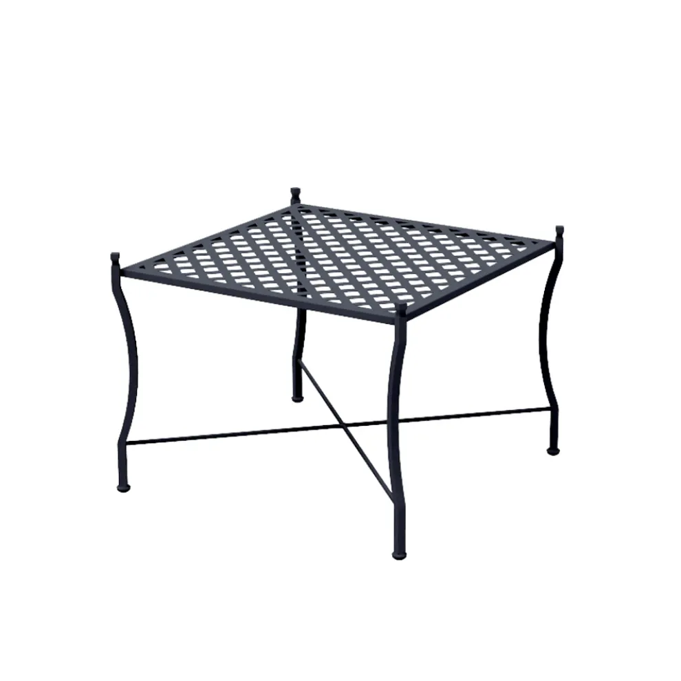 Klappbarer Outdoor-Couchtisch aus verzinktem Stahl Made in Italy - Selvaggia