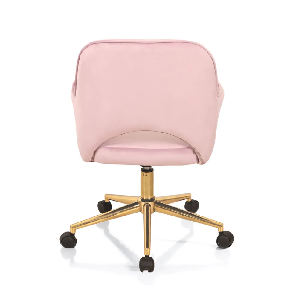 Bürostuhl mit Metallgestell und Stoffsitz – Anguilla