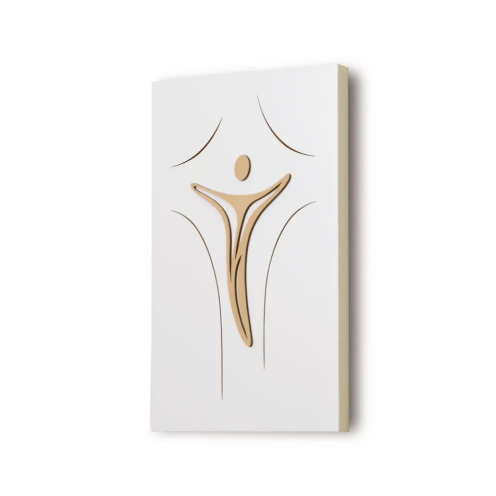 Tafel mit Jesus-Lasergravur, hergestellt in Italien – Bice