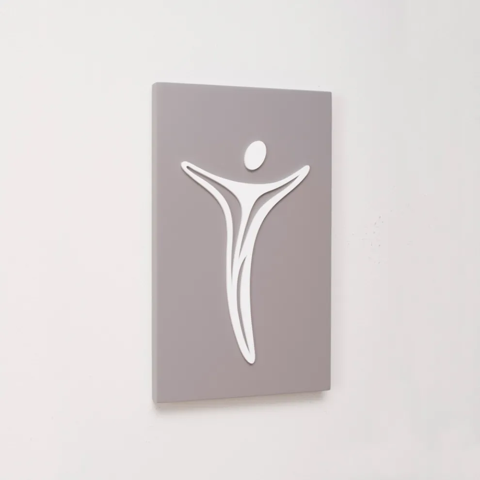 Tafel mit Jesus-Lasergravur, hergestellt in Italien – Bice