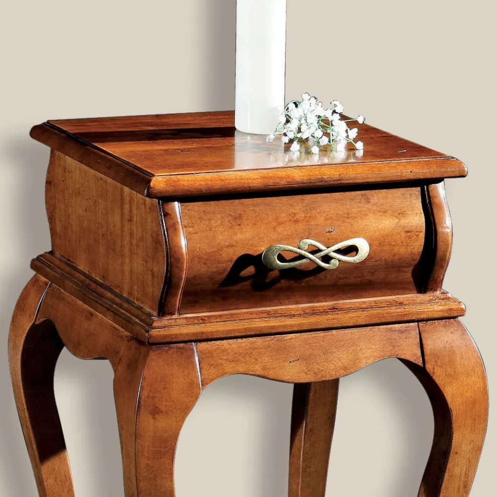 Telefonständer im klassischen Stil aus Holz Made in Italy - Hastings