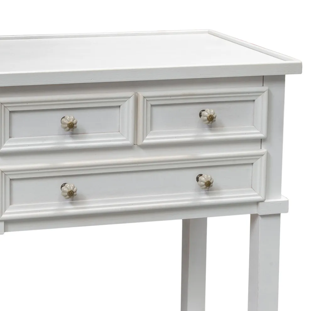 Telefontisch mit 3 Schubladen und Regal Made in Italy - Culsu