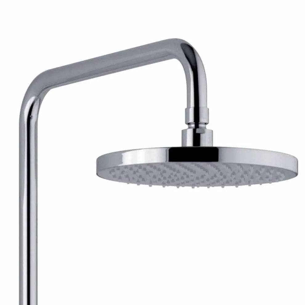 Teleskopische und verstellbare Duschsäule aus verchromtem Messing Made in Italy - Naspo