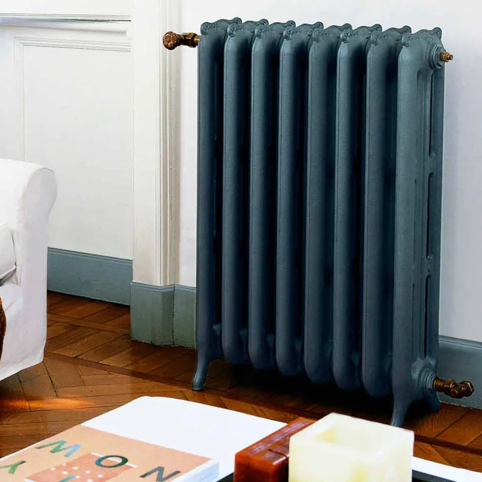 Tiffany Retro 3-Säulen-Gusseisen-Hydraulikheizkörper von Scirocco H.