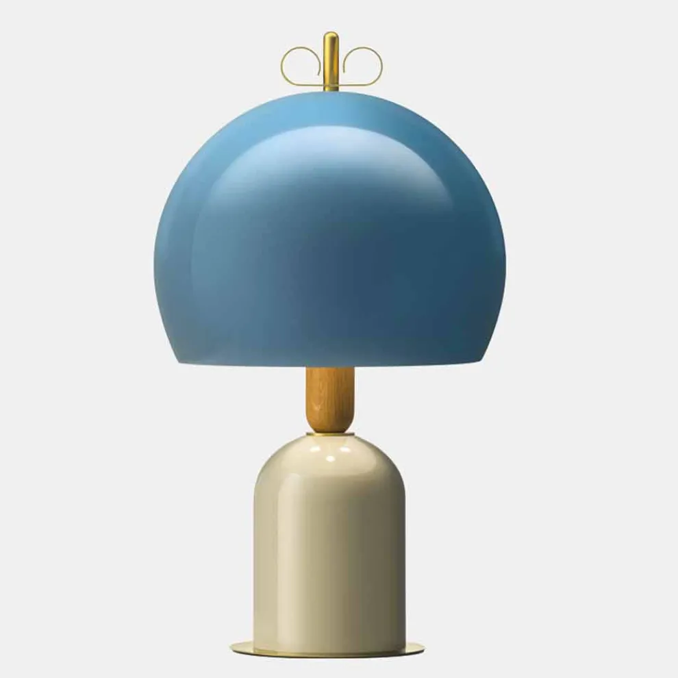 Tischlampe aus Aluminium und Messing 3 Luxusausführungen - Bonton von Il Fanale