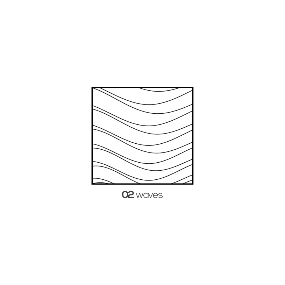 Tischlampe aus transparentem Acrylkristall mit graviertem Dekor - Bertella