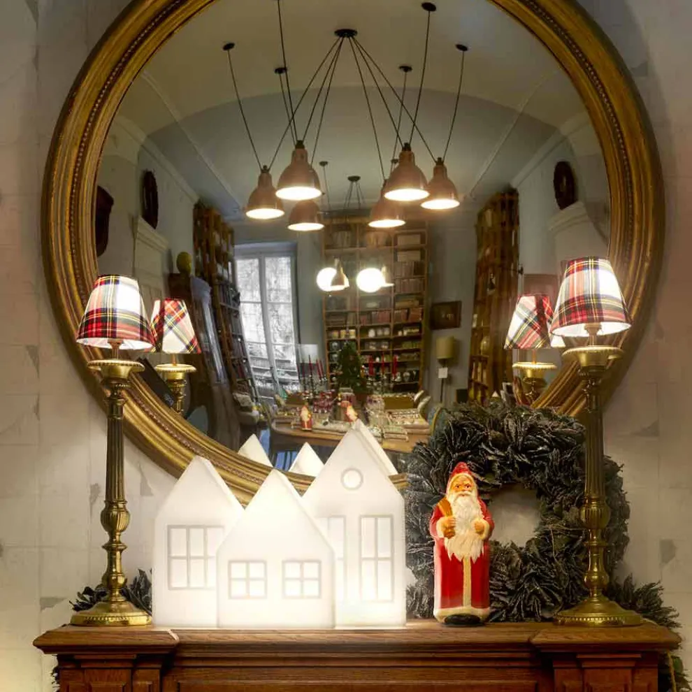 Tischlampe Casette Led weiß oder rot Design Slide Made in Italy - Kolme