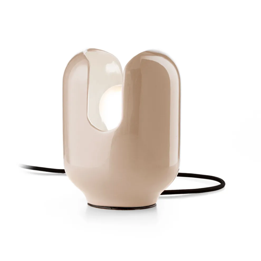 Tischlampe im modernen Stil aus Keramik, hergestellt in Italien – Batucada