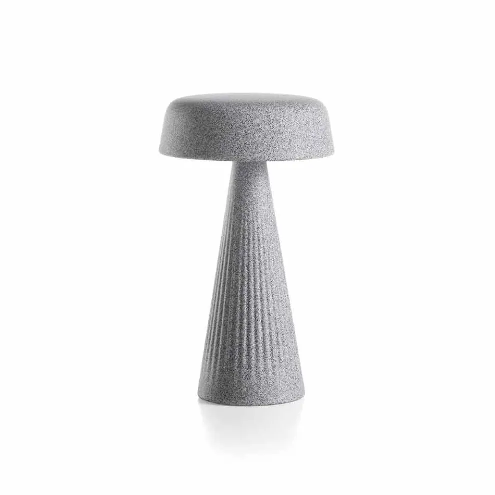 Tischlampe mit Struktur aus Polyethylen Hergestellt in Italien - Desmond