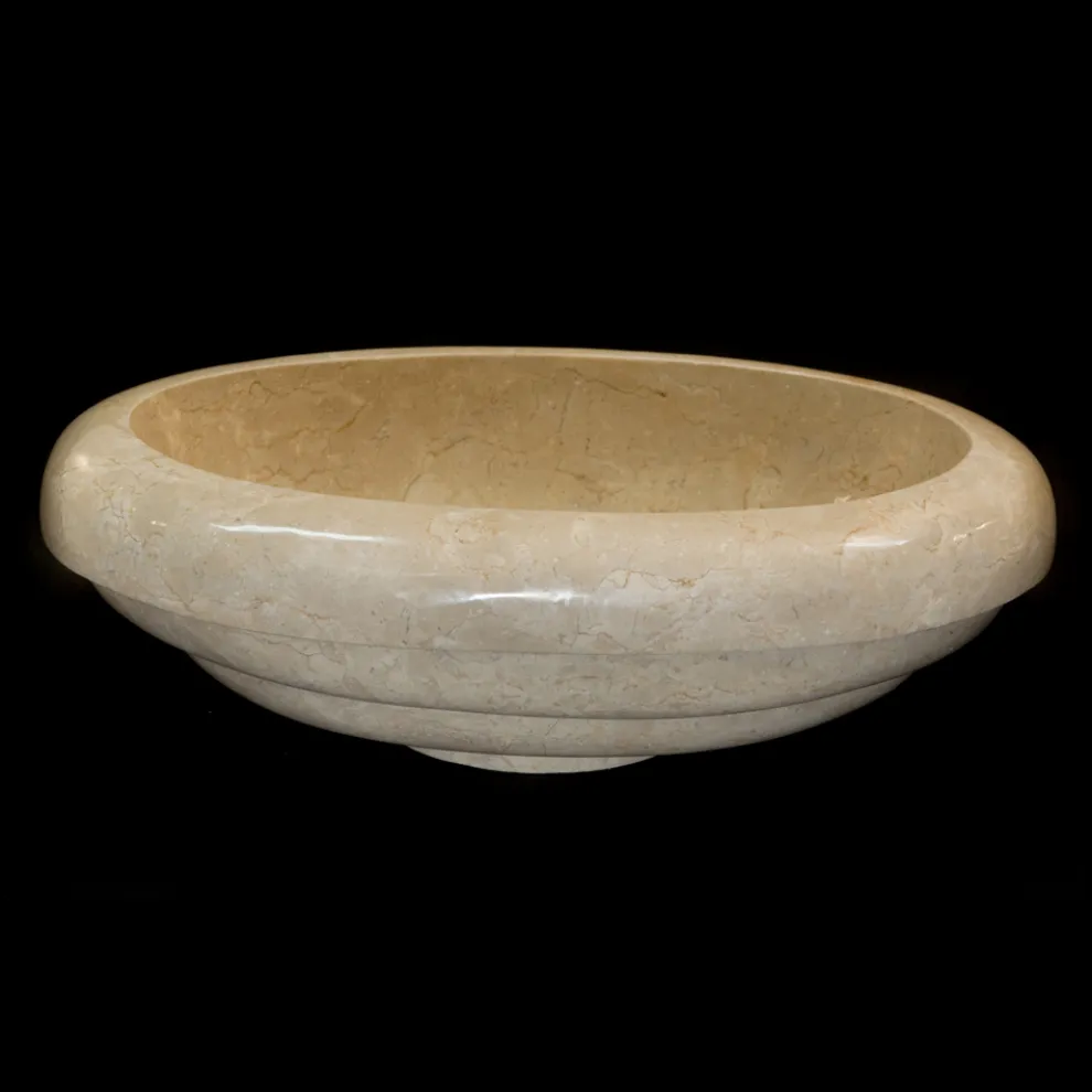 Tito-Design-Aufsatzwaschbecken aus Marmor, Einzelstück
