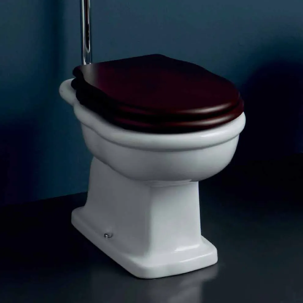 Toilettenschüssel aus Keramik, modernes Design, Wandablauf Style