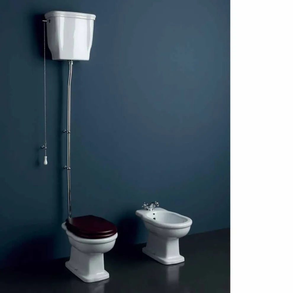 Toilettenschüssel aus Keramik, modernes Design, Wandablauf Style