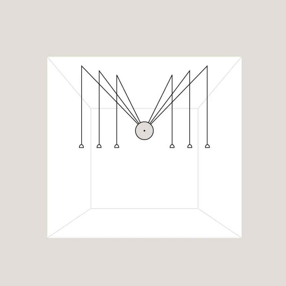 Toscot Apuane Rosette Basissystem 230v Made in Toskana