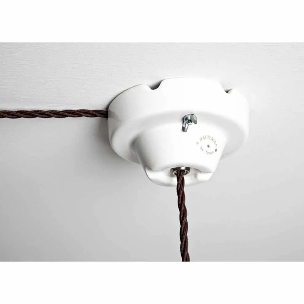 Toscot Battersea Deckenlampe groß, hergestellt in Toskana