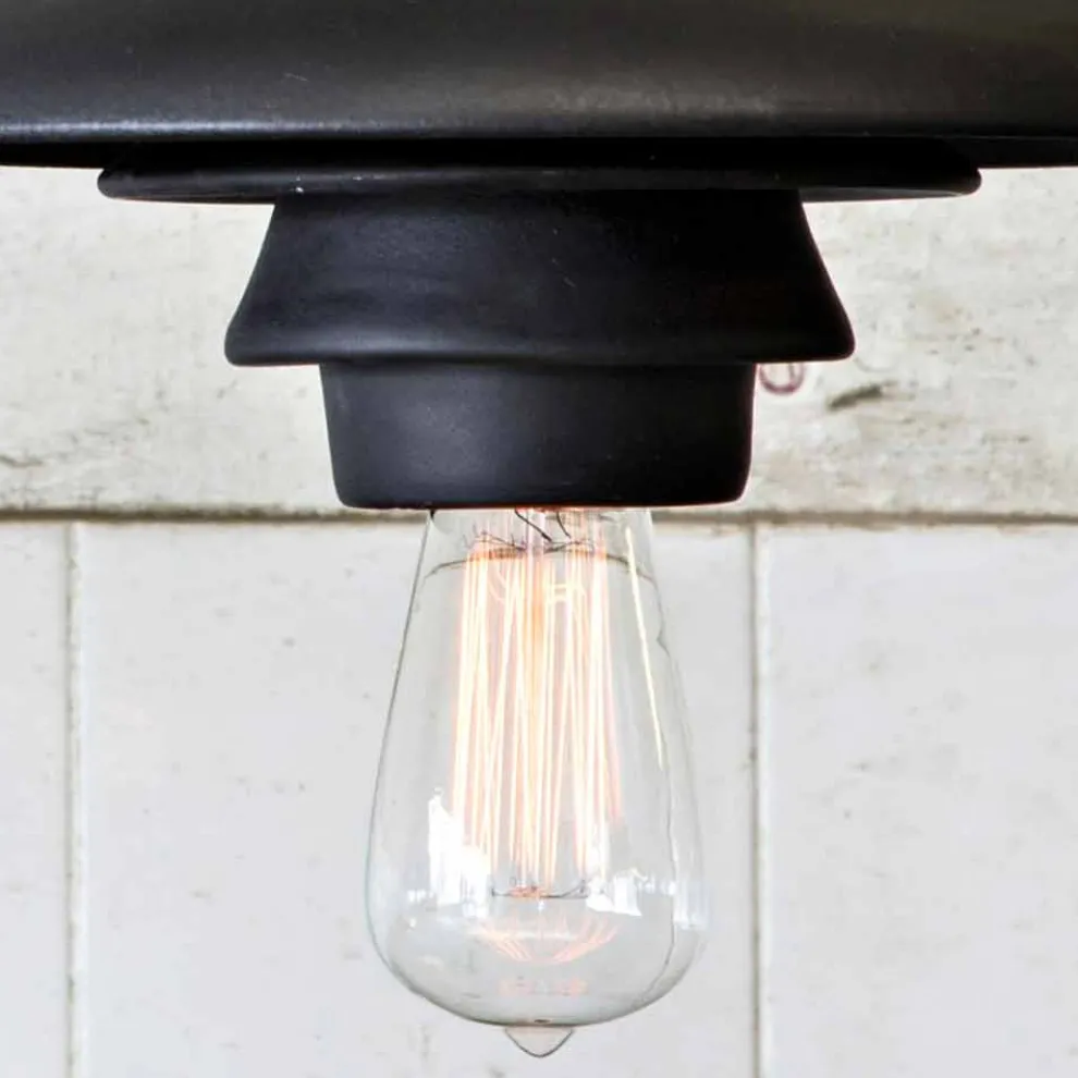 Toscot Battersea Pendelleuchte Lotosblume aus Keramik