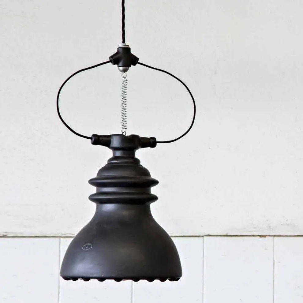 Toscot Battersea Pendelleuchte Glockenform aus Keramik