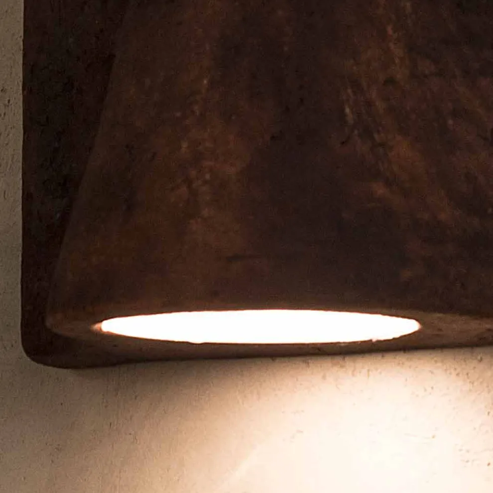 Toscot Lido handgefertigte Wandlampe für den Innen- und Außenbereich made in Italy