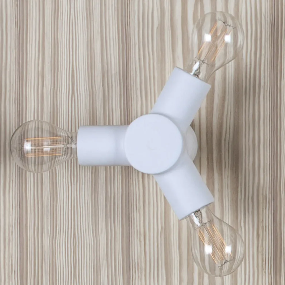 Toscot Traffic Wandleuchte aus Metall und Keramik, hergestellt in der Toskana