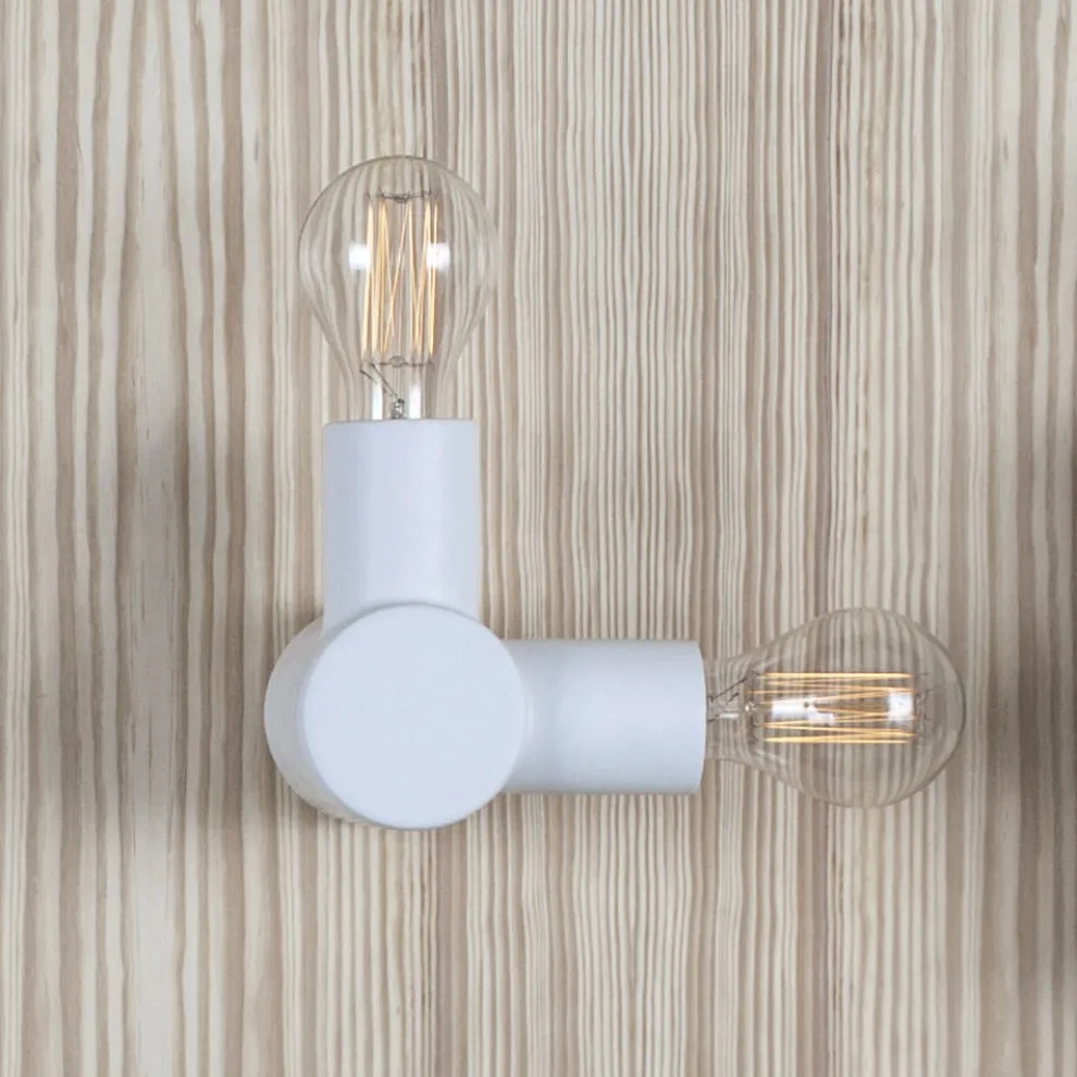 Toscot Traffic Wandleuchte aus Keramik und Metall, hergestellt in der Toskana