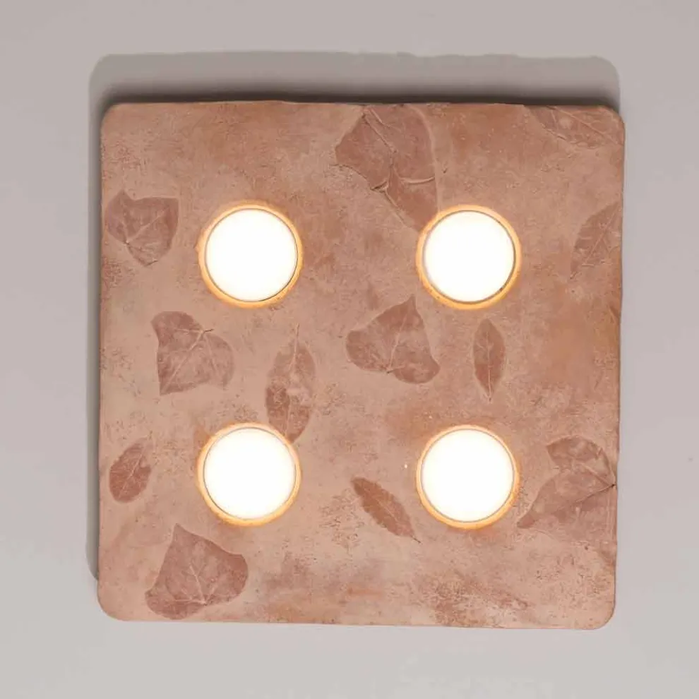 Toscot Vivaldi Design Wandlampe aus Terrakotta made in Italy