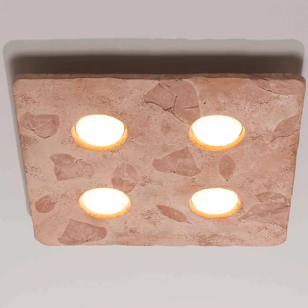 Toscot Vivaldi Design Wandlampe aus Terrakotta made in Italy