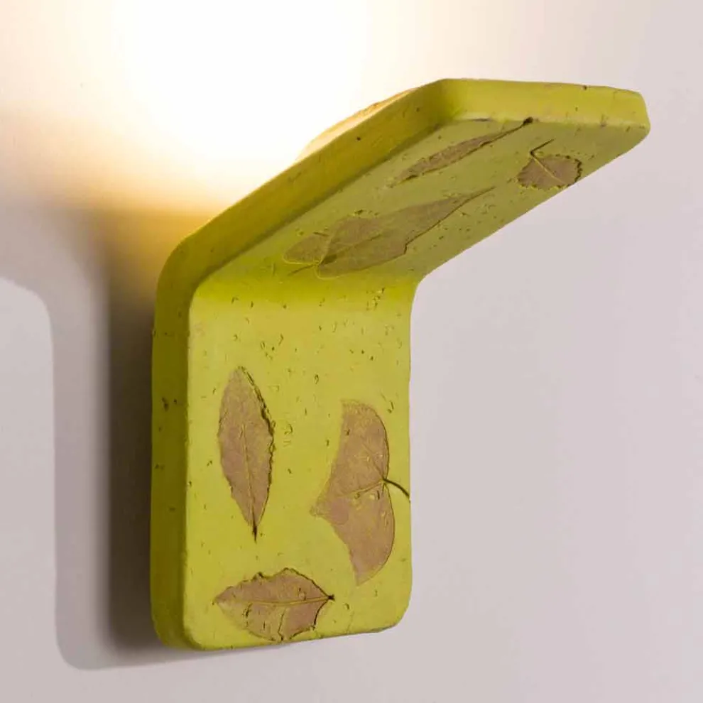 Toscot Vivaldi handgefertigte Wandlampe aus Terrakotta made in Italy