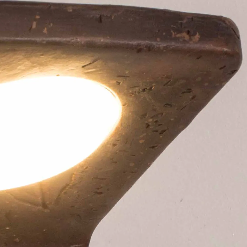 Toscot Vivaldi handgefertigte Wandlampe aus Terrakotta made in Italy