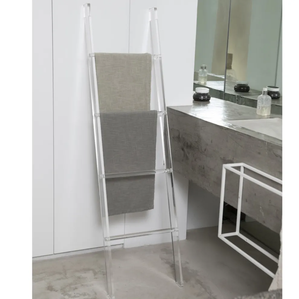 Transparente Acryl-Kristall-Badetuchhalter-Leiter - Smart