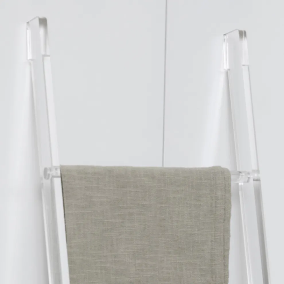 Transparente Acryl-Kristall-Badetuchhalter-Leiter - Smart