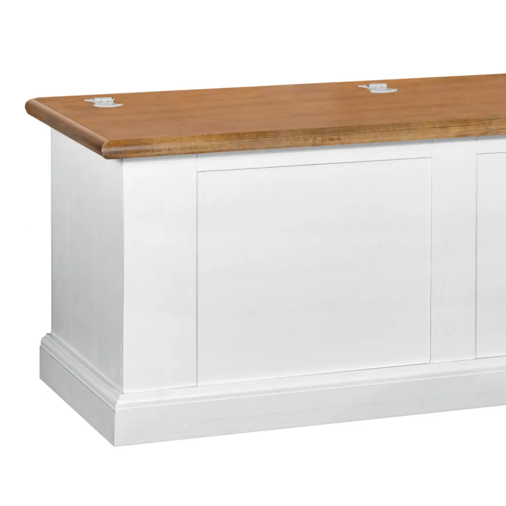 Truhe aus furniertem Holz und verschiedenen Ausführungen, hergestellt in Italien – Hermod