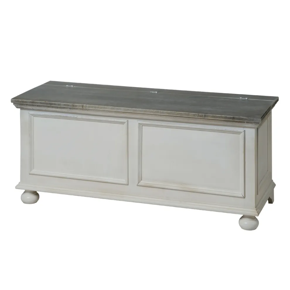 Truhe mit massiver Pappelstruktur, hergestellt in Italien – Adroa