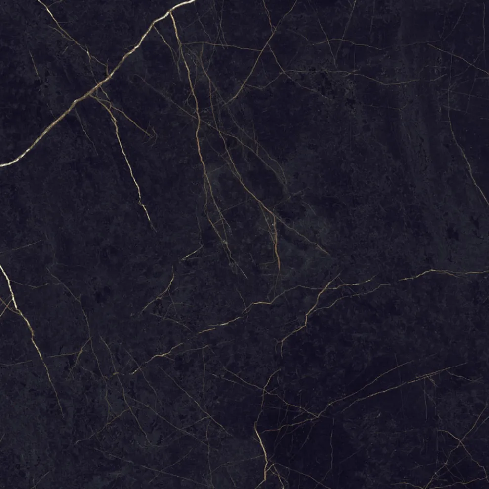 Tulip Saarinen H 41 Ovaler Couchtisch aus Noir Laurent Keramik, hergestellt in Italien – Scarlet