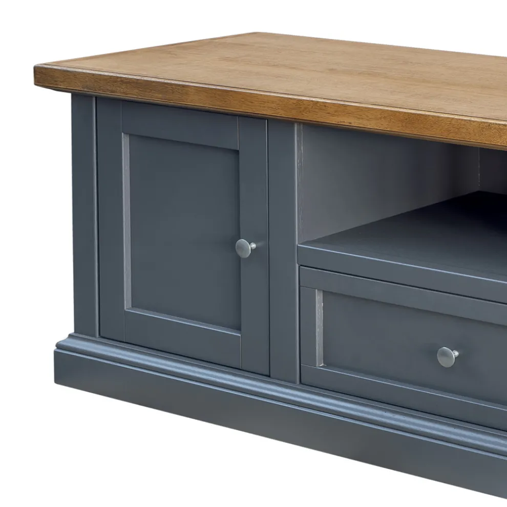 TV-Ständer mit 2 Türen, 1 Schublade und 1 offenem Fach Made in Italy – Forseti