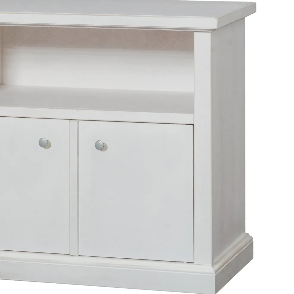 TV-Ständer mit offenem Fach und 2 Türen Made in Italy - Alpan