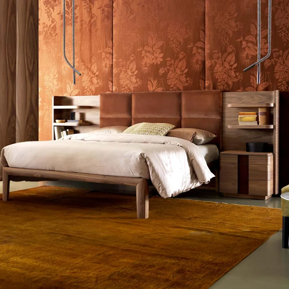 Polster Ehebett aus Massivholz Grilli York made Italy