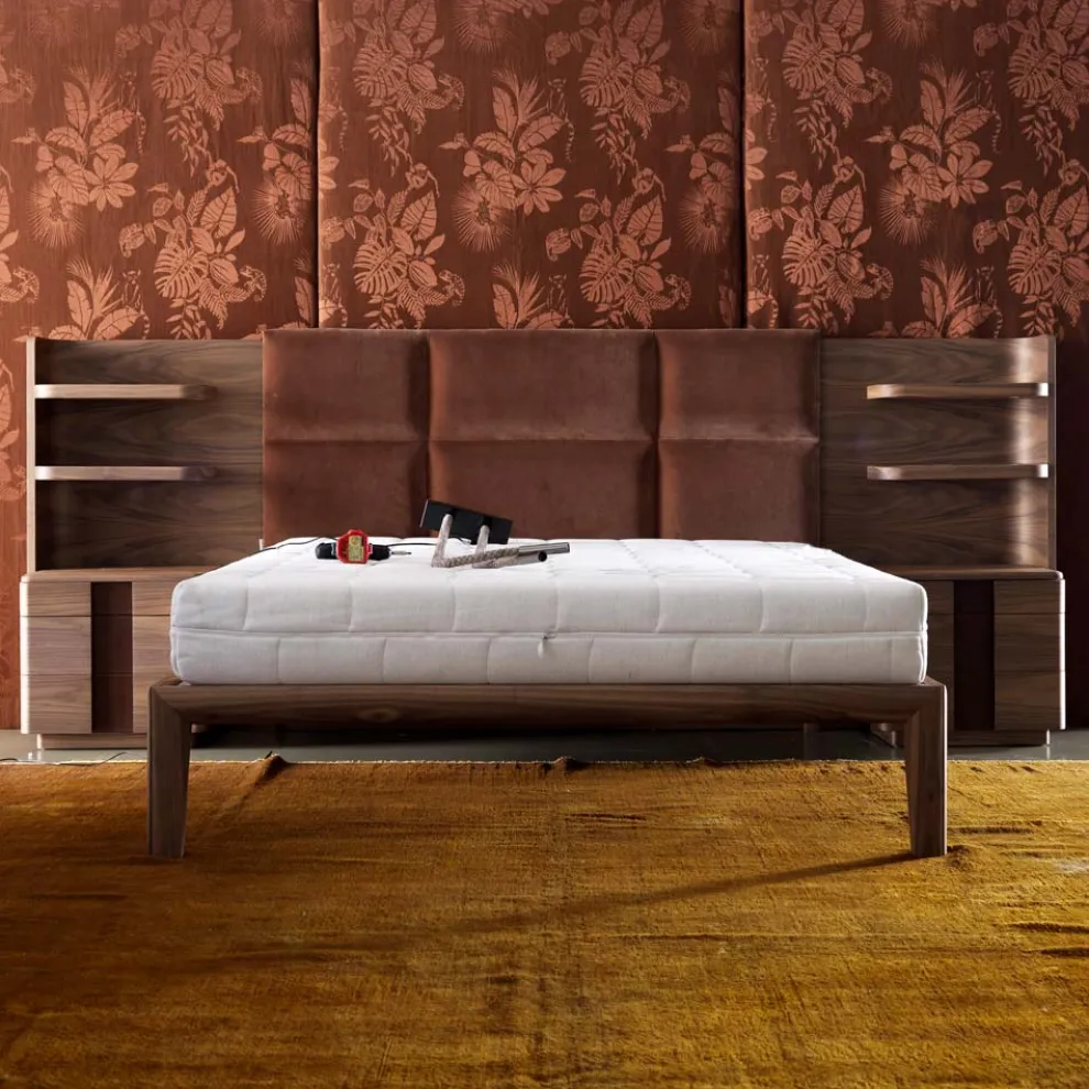 Polster Ehebett aus Massivholz Grilli York made Italy