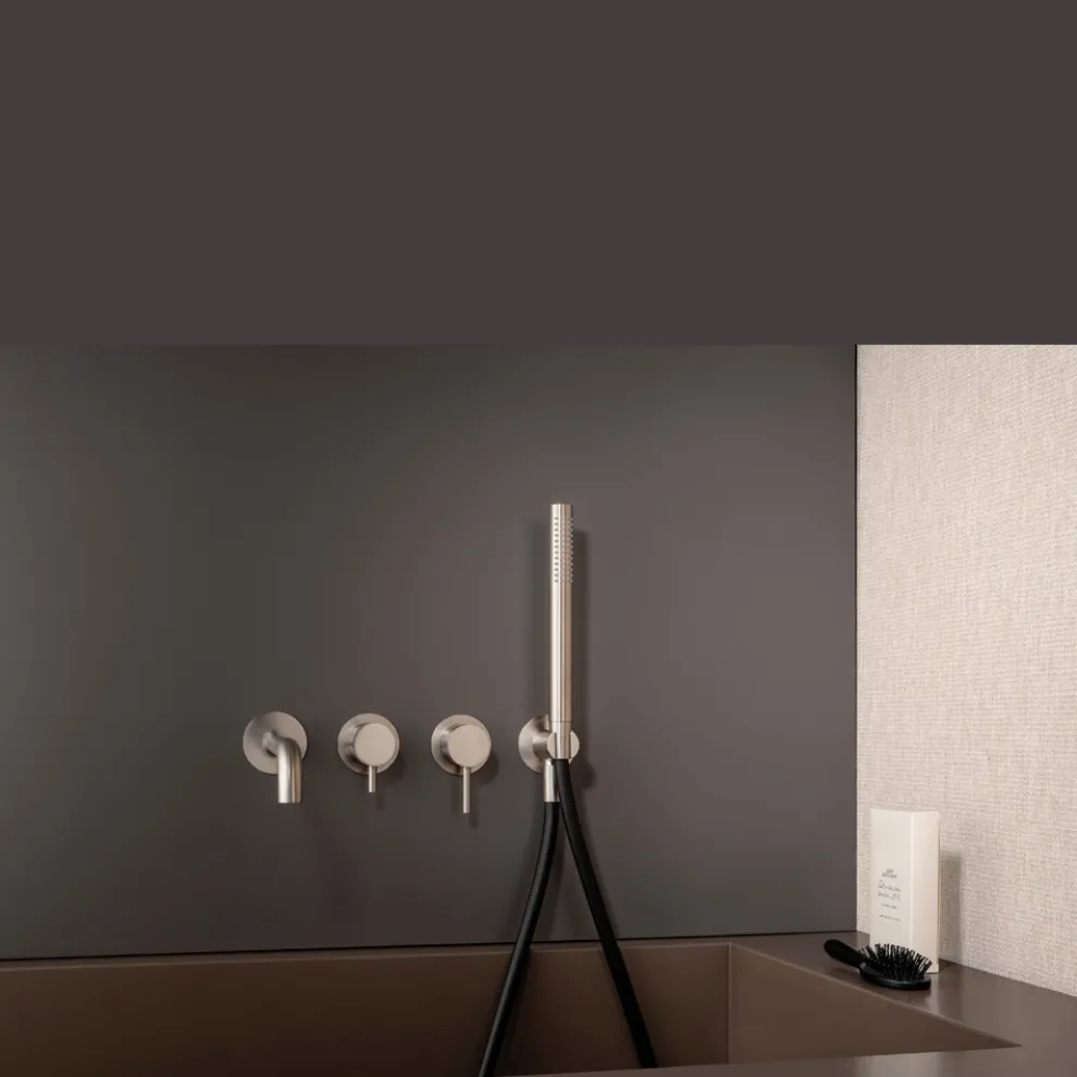 Unterputz-Wannenmischer aus Edelstahl AISI 316L - Krallen