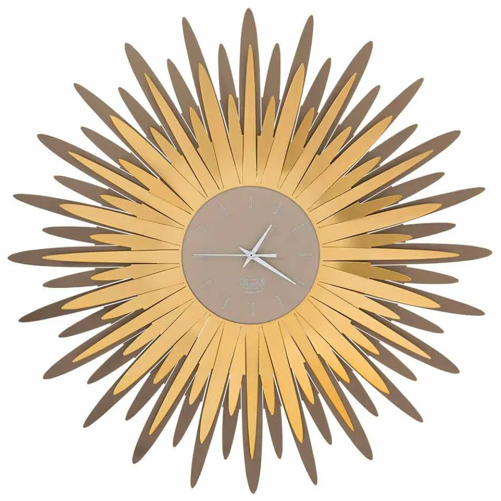 Moderne Wanduhr in Radicale-Form Made in Italy - Fuoco