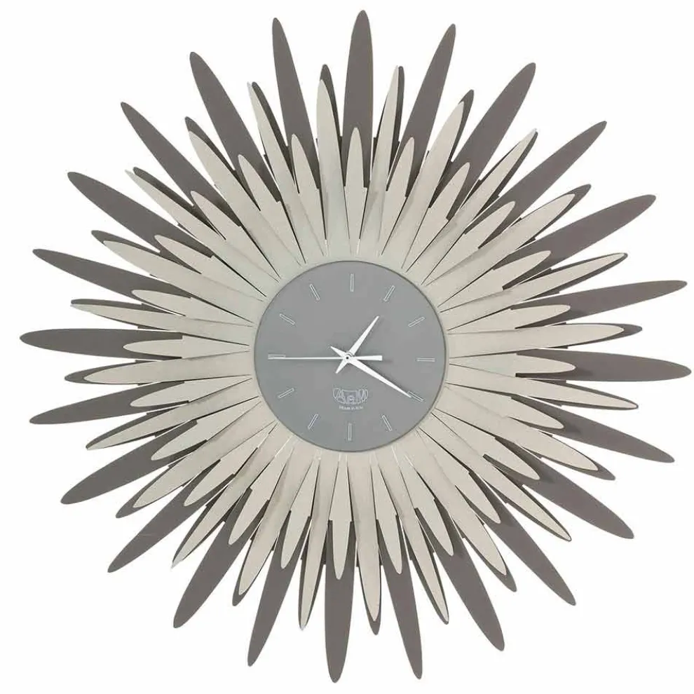 Moderne Wanduhr in Radicale-Form Made in Italy - Fuoco