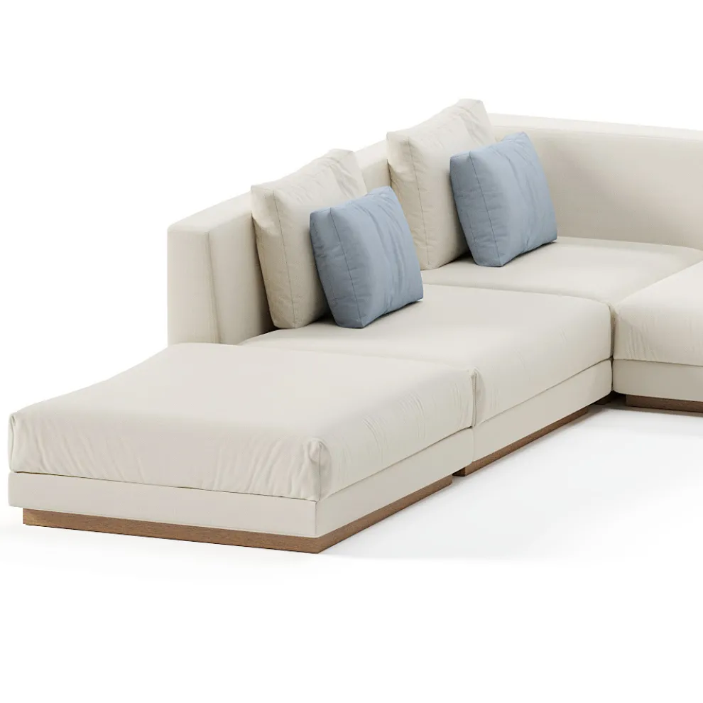 Zusammensetzung des Gartensofas Made in Italy - Rubik