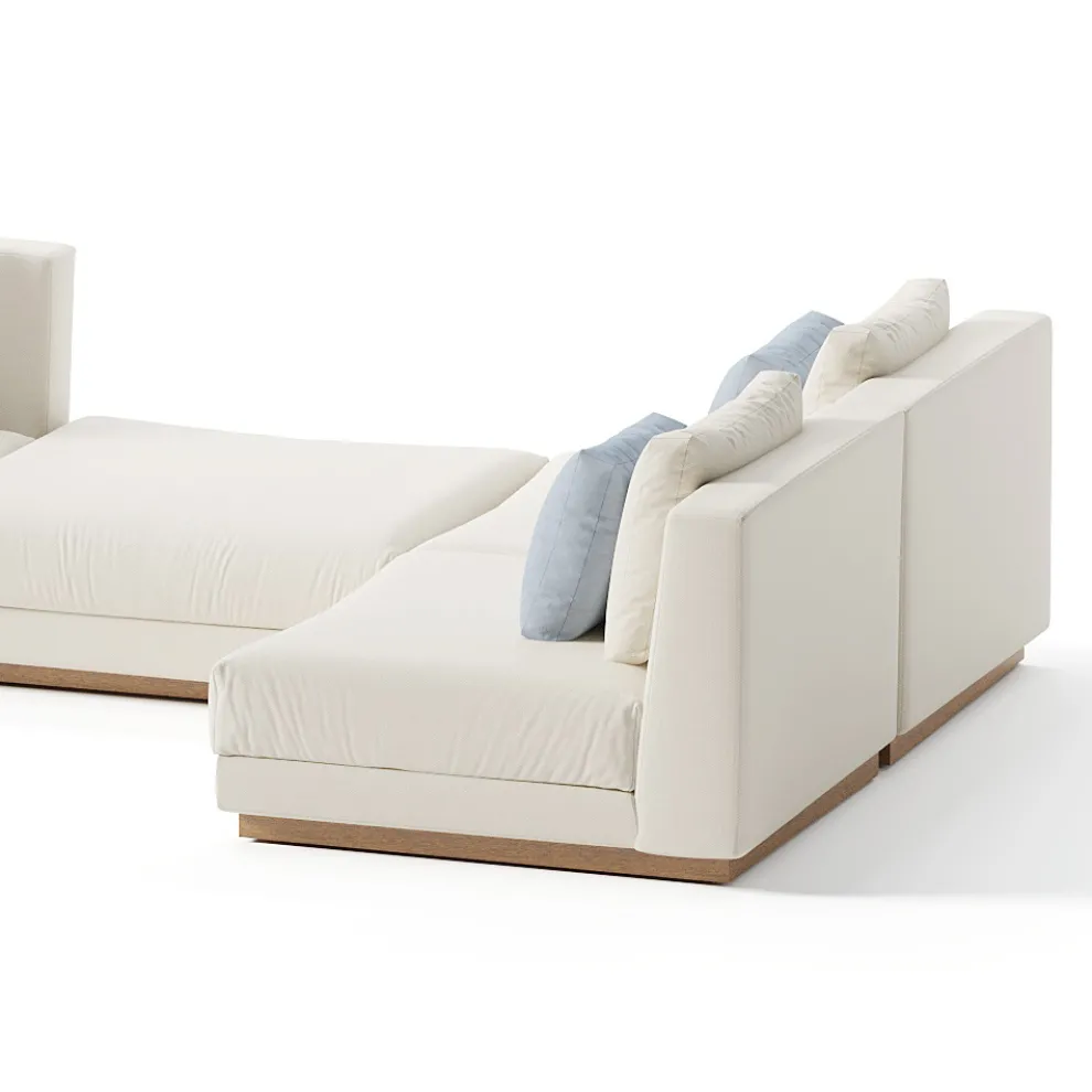 Zusammensetzung des Gartensofas Made in Italy - Rubik