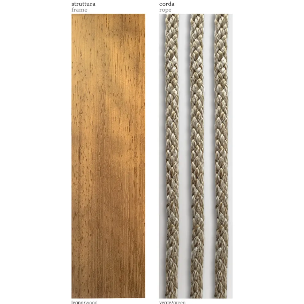 Zusammensetzung des Gartensofas Made in Italy - Rubik