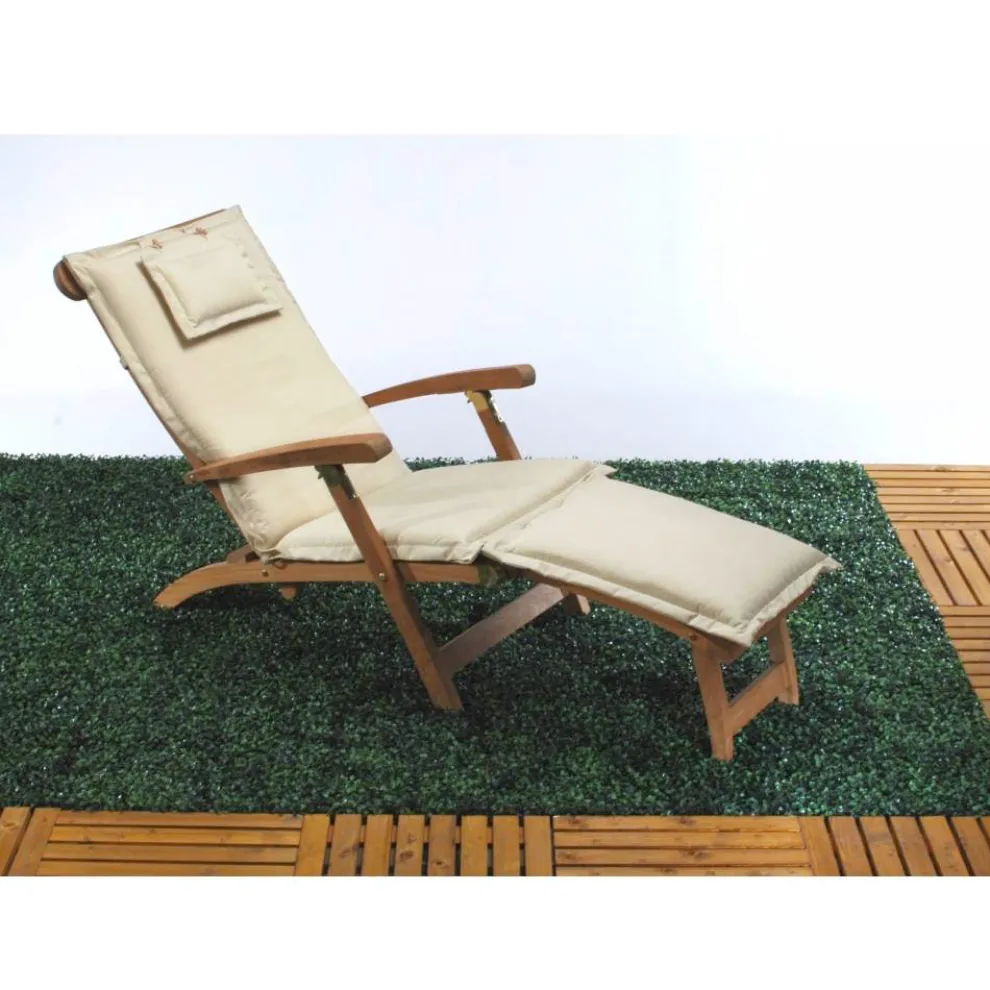 Gartenliege aus natürlichem Teakholz - Yggdrasil