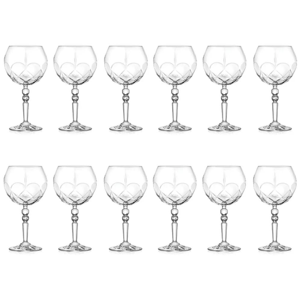 Gin Tonic Cocktailglas Service in Eco Crystal 12 Stück - Bromeo