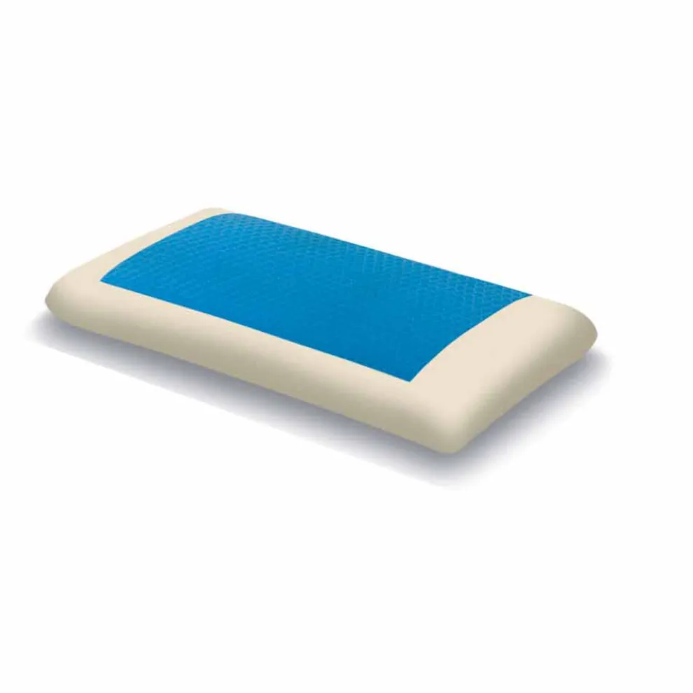 Ergonomisches Kopfkissen aus Memory Idrogel H 13 cm, 2 Stücke - Pretty