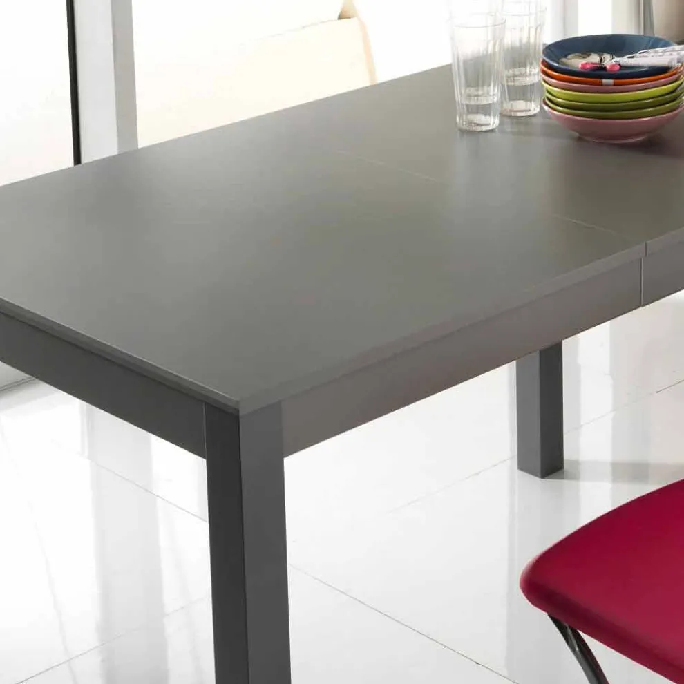 Verlängerbarer Tisch aus Buchenholz Made in Italy Tito