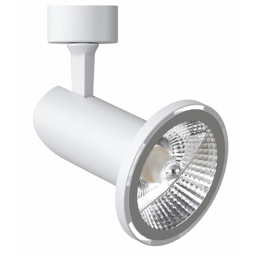 Verstellbare Deckenleuchte aus weißem Aluminium, 4 Stück - Lazzaro