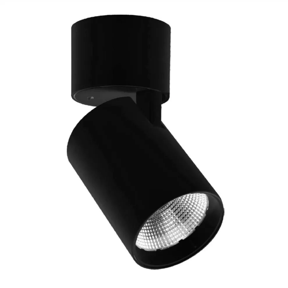 Verstellbare LED-Deckenleuchte aus weißem oder schwarzem Aluminium - Point