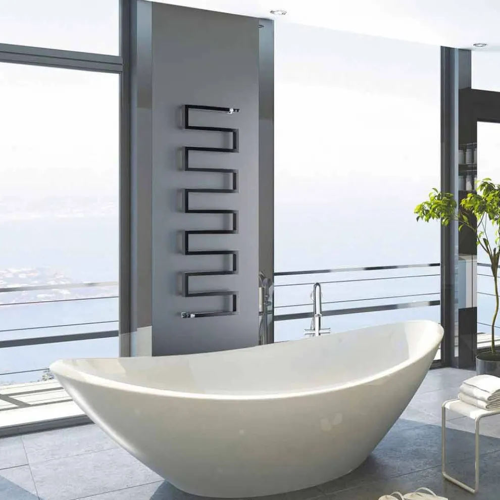 Vertikaler Heizkörper hydraulisch in modernem Design Snake Scirocco H