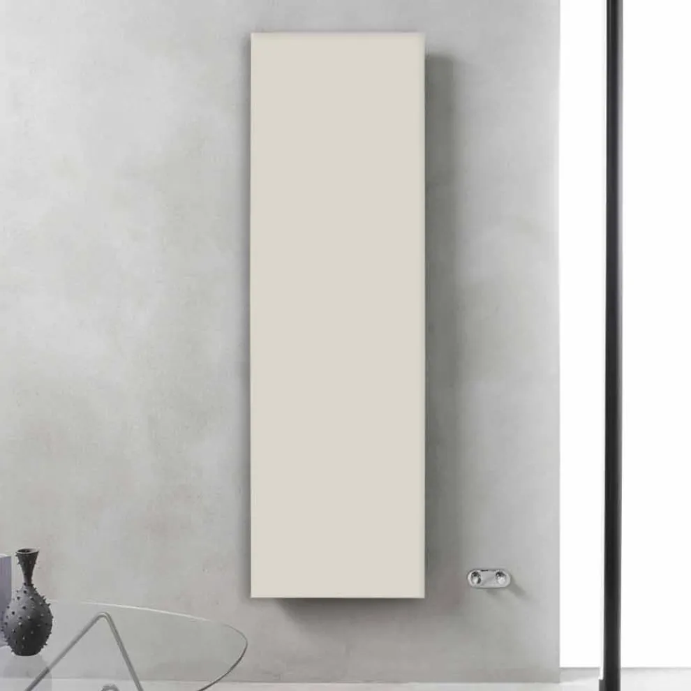 Vertikaler Kühler aus grauweißem Stahl bis 839 W - Eis